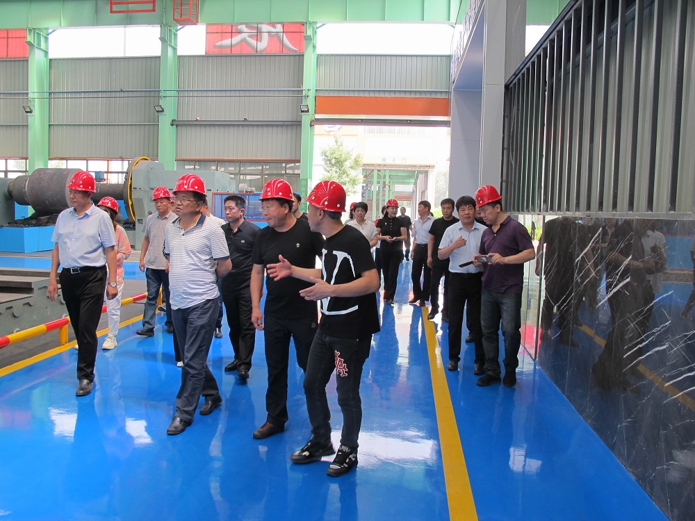 唐山市人大、環(huán)保局，七樹(shù)莊鎮(zhèn)任書(shū)記來(lái)公司參觀(guān)視察